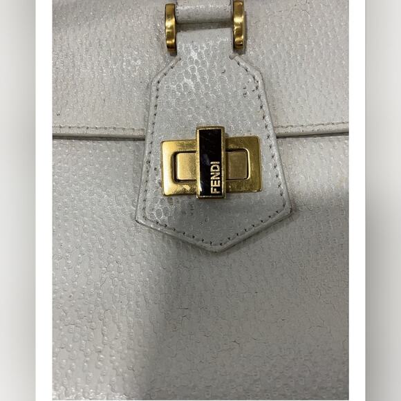 Fendi Classico No.3 Ivory Shopper Tote - Picture 7 of 13